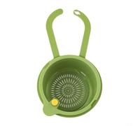 Filtro per lavello a scatto per cucina, filtro a rete fine per rifiuti alimentari con coperchio inferiore staccabile, griglia apribile per la pulizia della frutta, strumento di scarico per rubinetto