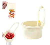 Filtro per Lavello a Sgancio Rapido, Cestello Portaoggetti per Lavello, Mani Pulite, Rimovibile, per una Cucina ben Organizzata (Bianco)