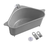 Filtro per lavello Cestello di scarico in plastica grigio 24 x 14,2 x 10 cm