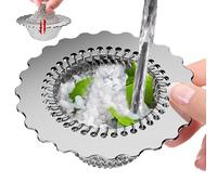 Filtro per lavello da cucina - Maglia a catena reversibile, resistente acciaio inossidabile | Cestino raccogli cibo | Filtro di scarico a catena per i detriti rimanenti dello smaltimento dei rifiuti