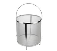 Filtro per luppolo a rete in acciaio inossidabile per birra casalinga, filtro a cestello per grano durevole con gancio per una produzione efficiente