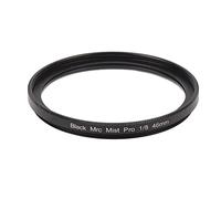 Filtro per Obiettivo con Diffusione della Nebbia Nera per Riprese Video, Riprese di Ritratti, Sopprime il Contrasto Elevato di Luci e Ombre, Fornisce Un'immagine Morbida con (46MM)
