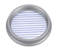 Filtro per Obiettivo HD, Effetto Filtro per Obiettivo Antiolio Antigraffio in Vetro Ottico Impermeabile per Action Camera GO3 GO2 (Striscia Blu)