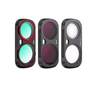 Filtro per obiettivo indispensabile per 360, ND16, set da 3 pezzi | Rende le immagini più morbide e riduce il contrasto con anti inquinamento luminoso, vetro ottico, effetti opzionali