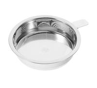 Filtro per Olio da Cucina Manico, in Acciaio Inox Rete Fine | Superficie Liscia, Risciacquo Semplice, per Foglie di Tè e Frammenti di Erbe, Uso in Cucina e Caffè