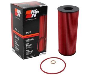 Filtro per olio K&N - Serie ad alte prestazioni compatibile con BMW (HP-7053), Rosso