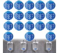 Filtro per orinatoio, 18 pezzi, filtro per orinatoi con profumo, inserto universale per orinatoio, protezione dagli spruzzi, deodorante per 30 giorni, effetto fresco, tappetino per ogni pissoir