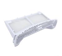 Filtro per pelucchi di ricambio per AEG e ELECTROLUX 8074539019, filtro in plastica bianca, facile installazione senza attrezzi, 335 x 170 x 80 mm, compatibile con più modelli, 1 confezione