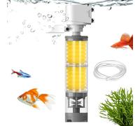 Filtro Per Pesci | Filtro Meccanico Silenzioso Per Pesci | Aeratore per Acquari Silenzioso Potente Multistadio per Acqua Salmastra Betta Tartarughe Ambienti Diversi