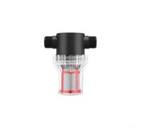 Filtro per pompa dell'acqua con alloggiamento trasparente, prefiltro a rete 100/200 per irrigazione da giardino, fattoria, acquacoltura e tubi dell'acqua del rubinetto, connettore da 1/2" 3/4" (3/4