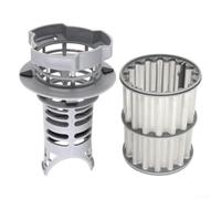 Filtro per pompa per lavastoviglie compatibile con più modelli per garantire cicli di lavaggio puliti rimuovendo i detriti in modo efficiente utilizzando la plastica per una funzionalità quotidiana