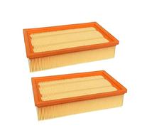 Filtro per pulizia domestica adatto per Karcher filtro aspirapolvere KM 70/30 NT20/1 NT30/1 Ap NT35/1 NT361NT 35 ECO NT 40/1 Ap NT 50/1 NT 561 NT 611 Eco (colore : KAR NT35 FT 1PK) ar Nt35 2 pezzi