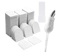 filtro per rubinetto 100 Pezzi Raccoglitore di Sedimenti | Cotone Filtro per Rubinetto per Casa Cucina Bagno Appartamento Camper Barca Campeggio e Roulotte