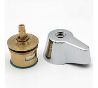 Filtro per rubinetto, Cartucce for valvole for rubinetti Cartucce for rubinetti miscelatori a quarto di giro con disco ceramico di ricambio 20 scanalature con maniglia singola