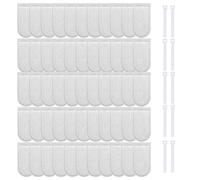 Filtro Per Rubinetto - Cotone Bianco 50 Pezzi, Forte Punta Antispruzzo, Robusto Strumento Di Fissaggio Per, Bellissimo Purificatore Per L'acqua Domestica | Attrezzatura Per Il