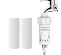 Filtro per rubinetto - Installazione semplice e stabile, intrappola le impurità - Depuratore 'acqua del rubinetto - Casa, appartamento, residenza, lavatrice, casa in affitto