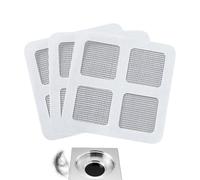 Filtro per scarico dei capelli, adesivo per lo scarico del pavimento della doccia, 3 filtri anti-intasamento per lo scarico dei capelli, filtro per scarico a pavimento per bagno, cucina, lavello a