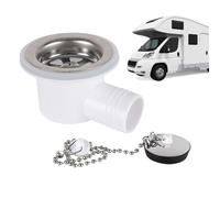 Filtro Per Scarico Del Lavello | Parti Di Ricambio In Acciaio Inossidabile | Tappo Per Scarico - Per, Veicolo Ricreativo, Roulotte, Cucina, Bagno, Uso Esterno, Campeggio, Viaggio Su Strada