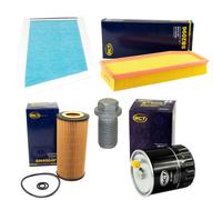 Filtro Per Set Kraftstoff-öl-luft-innenraum + Vite per Mercedes