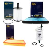 Filtro Per Set SCT Carburante- Olio Aria Ambienti Interni VW New Beetle 2.3 3.2
