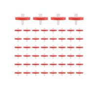 Filtro per Siringa da 100 Pezzi nel PTFE, Filtro da Laboratorio per Siringa, Diametro Della Membrana di 25 Mm, Dimensione Dei Pori 0,22μM, HPLC