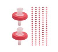 Filtro per Siringa da 100 Pezzi nel PTFE, Filtro da Laboratorio per Siringa, Diametro Della Membrana di 13 Mm, Dimensione Dei Pori 0,22μM, HPLC