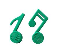 Filtro per tè creativo a forma di musica, infusore in silicone per infusione di erbe, lavabile in lavastoviglie e per uso alimentare, gadget per tè a tema musicale