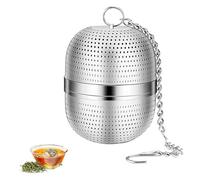 Filtro Per Tè In Acciaio Inox,Infusore per Tisane Palline da Tè Filtro de Te Acciaio Inossidabile 304 Filtro da tè con catena Filtro per Tè per Tazza/Teiera/Bollitore