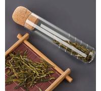 Filtro per tè in vetro trasparente resistente al calore con design a tubo di saggio, nuovo ed è popolare filtro per tè per infusione, adatto per tornare a scuola Tagli Unicavetro