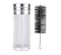 Filtro per Tramoggia a Secco Birra, Rete In Acciaio Inossidabile da 300 Micron Fatta Casa Vino Caffè Domestico Brew Maglia Hop Setaccio Utensile Bollitore Ridurre le Impurità Homebrew Cartuccia