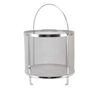 Filtro per Tramoggia per Birra con Supporto, Filtro in Acciaio Inossidabile da 250 Micro Maglie Filtro per Luppolo per Birra Ragno per Birra Fatta in Casa Filtro per Bollitore