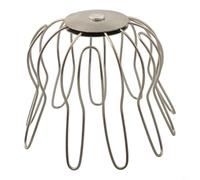 Filtro per tubo della pioggia in acciaio inox per prevenire l'ostruzione dei detriti negli scarichi del tetto e del balcone (50-70 mm)
