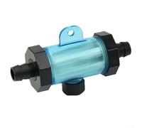 Filtro per tubo dell'acqua con custodia in plastica ABS trasparente e filtro in nylon, adatto per manutenzione di impianti idrici agricoli, acquari e domestici (20 mm)