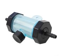 Filtro per tubo dell'acqua con custodia in plastica ABS trasparente e filtro in nylon, adatto per manutenzione di impianti idrici agricoli, acquari e domestici (10 mm)