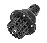 Filtro per tubo dell'acqua, schermo in rete in linea, valvola di ritegno per pompa dell'acqua, valvola di ritegno in PVC nero, valvola di ritegno per pompa dell'acqua per macchina liquida, pezzo (2