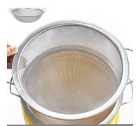 Filtro per vernice a maglia fine | Filtri per vernici in acciaio inossidabile | 60 maglie e manico robusto | Filtro a imbuto per emulsione per progetti di smalto, resina e vernice, facile da