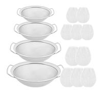 Filtro per vernice - Set di imbuti a doppio strato, Combo filtro a rete, Design riutilizzabile e resistente, Versamento facile interattivo previene l'intasamento, Accessorio premium per artigianato ar