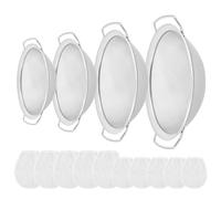 Filtro per vernice - Strumento filtro a rete riutilizzabile a imbuto a doppio strato, cono in nylon fine | Kit di filtraggio in resina per colata di vernice Set combinato di 4 dimensioni, per officina