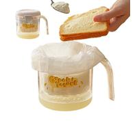 Filtro per yogurt con coperchio, filtro per yogurt fatto in casa con sacchetti a rete fine, strumento da cucina, gadget per la cagliata fatta in casa, per giovani, ragazze, adolescenti, adulti