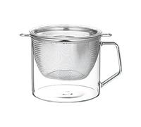 Filtro per Yogurt con Coperchio, Ideale per Preparare Lo Yogurt Greco, con Peso in Pietra, Manico Ergonomico, Lavabile in Lavastoviglie, Adatto per Preparazioni Casalinghe