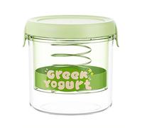 Filtro per Yogurt con Coperchio, per Preparare Yogurt Greco, Sistema di Filtrazione A Freddo, Sicuro e Riutilizzabile, Facile da Pulire, Regalo Ideale per Chi Tiene Al Proprio Benessere(Green,Large)