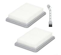Filtro piatto plissettato progettato per Bosch per UniversalVac 18 Cleaner Caratteristiche Pre filtro integrato per uso prolungato (confezione da 2)