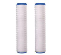 Filtro piegato in PP da 10 pollici, filtro piegato a micropori, flusso elevato, precisione di 0,5 micron, per uso domestico o industriale (2 pezzi)