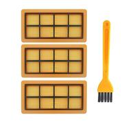 Filtro Pieghettato Piatto For Aspirapolvere For Cenere, Compatibile Con Kärcher, 6.415-953.0/AD2 Battery/AD3/AD4 Premium/AD3.000/AD3.200(3PCS)