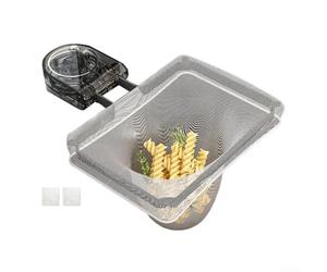 Filtro pieghevole in metallo per lavello con forte design a ventosa per una separazione efficiente degli scarti di cibo e prevenzione degli intasamenti negli scarichi della cucina, include 100 filtri