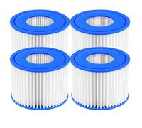 Filtro Piscina Tipo VI per Intex, Cartucce Filtranti Compatibili con Pompe Filtro Pompa Tipo VI, per filtri idromassaggio Best-Way(4 Pezzi)