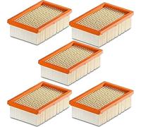 Filtro plissettato piatto, 1 - 10 pezzi, per aspirapolveri Kärcher, sostituisce filtri originali come il 2.863-005.0 per MV 4 - 5 - 6 P Premium