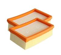 Filtro plissettato piatto, compatibile con KARCHER MV4 / MV5 / MV6 / WD4 / WD5 / WD6, parti di ricambio for aspirapolvere a umido e a secco parte(2 pcs)