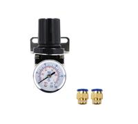 Filtro pneumatico AR2000-02 G1/4'' regolatore di gas della pompa del compressore di controllo dispositivo di elaborazione con manometro regolabile(With 8mm fittings)