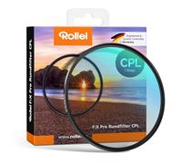 Rollei Extremium Round Filter CPL 55 mm (1 Stop) - Filtro Polarizzatore con Anello in Titanio, Vetro Gorilla con Rivestimento Speciale - 49 mm